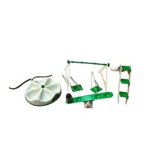 Vintage Weebles Romper Room Playground‎ Swing Slide SeeSaw MerryGoRound 1 Figure